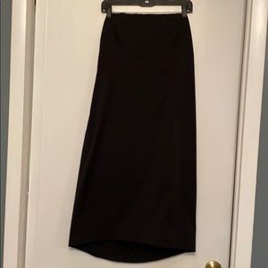 J crew Black Strapless Dress, cocktail style.